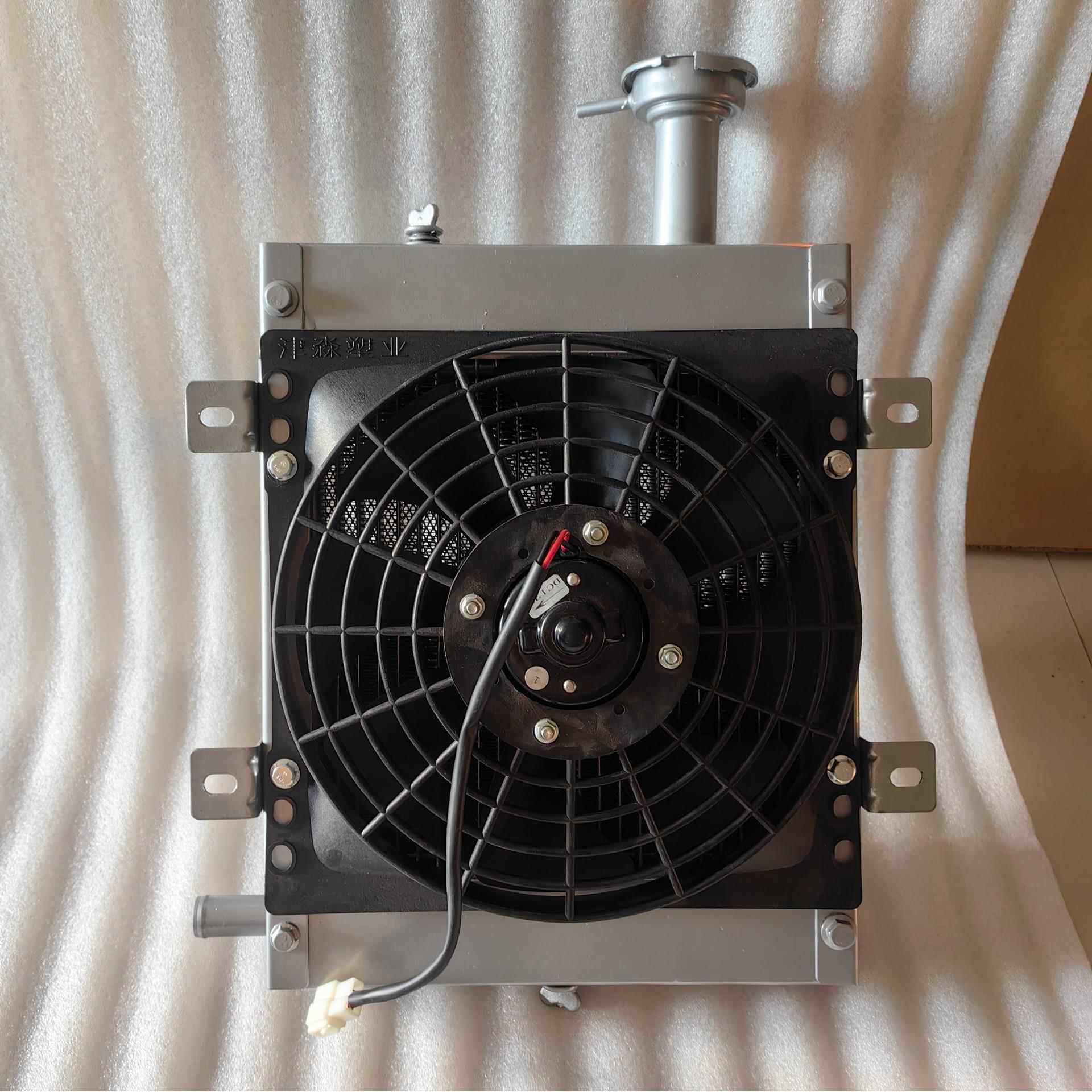 小四轮拖拉机农用车单缸柴油机铝直脖加重加厚带电机散热器水箱