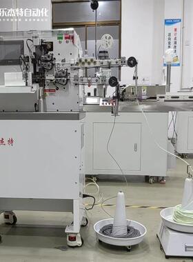 自动送料裁断烘烤机NTO缩线穿热套管自动电送管裁线穿套机管机