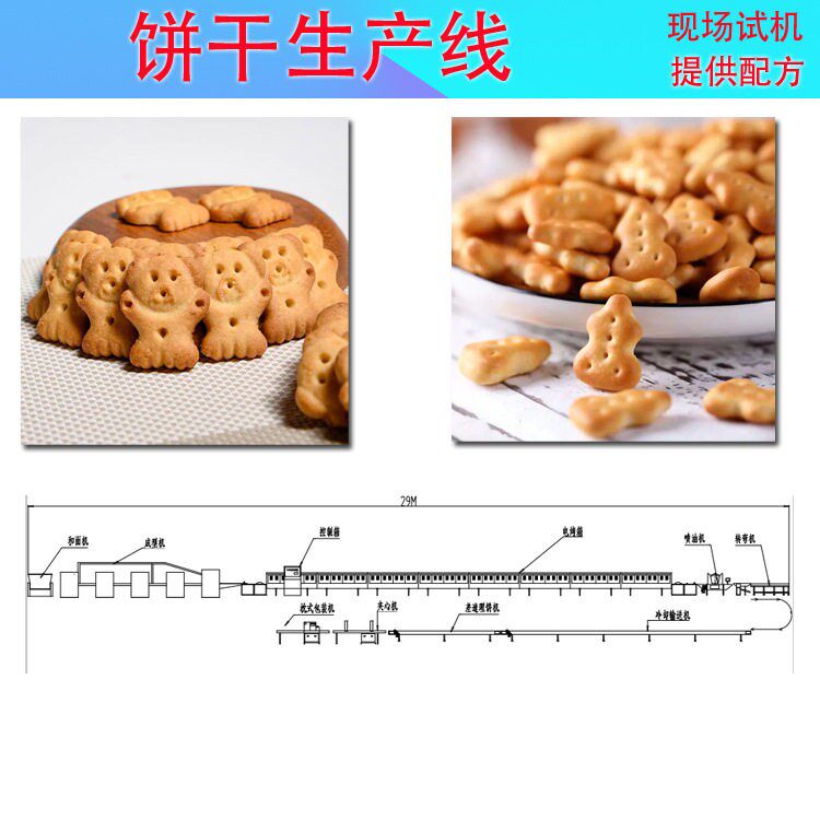 饼干生产机械蔬菜饼干机  dl320多功能成型机