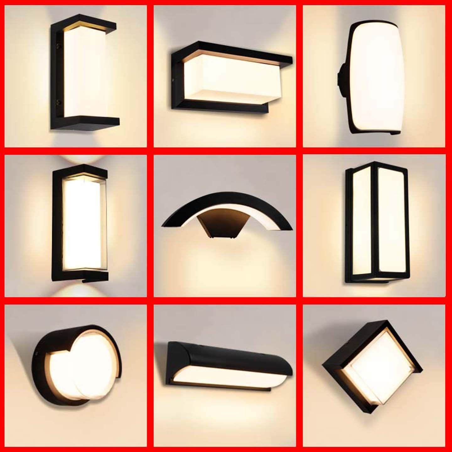 户外防水壁灯led超亮别墅庭院花园露台现代简约室内走廊过道墙灯