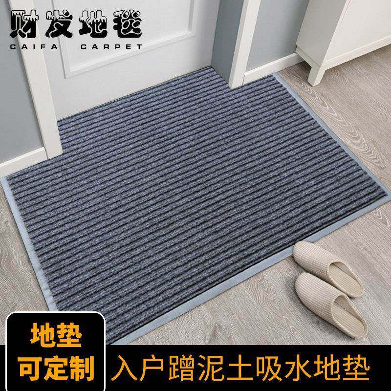 消毒垫大门口入户进门垫蹭泥防滑脚垫浴室网红地毯双条纹玄关垫子,居家布艺,地毯,淘宝优惠券,粉丝福利购,淘宝优惠卷