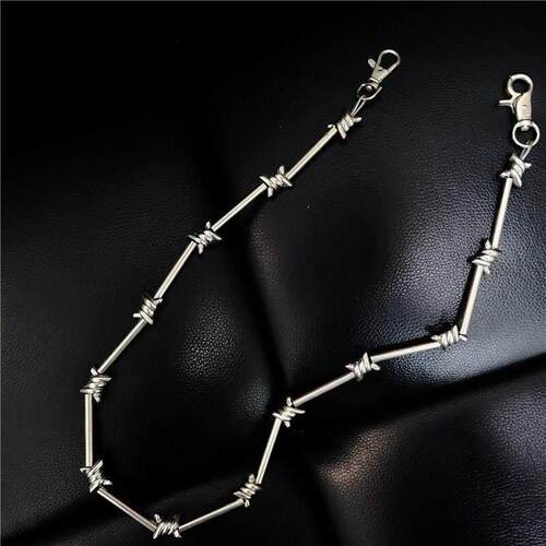 spot rock punk metal pants chain bamboo chain wallet chain