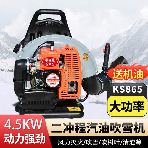 背负式汽油吹风机二冲程吹雪机大功率风力灭火机林业机械商用