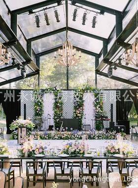 欧式篷房豪华大型户外活动接待帐篷婚礼展览中庭帐篷weddingtent