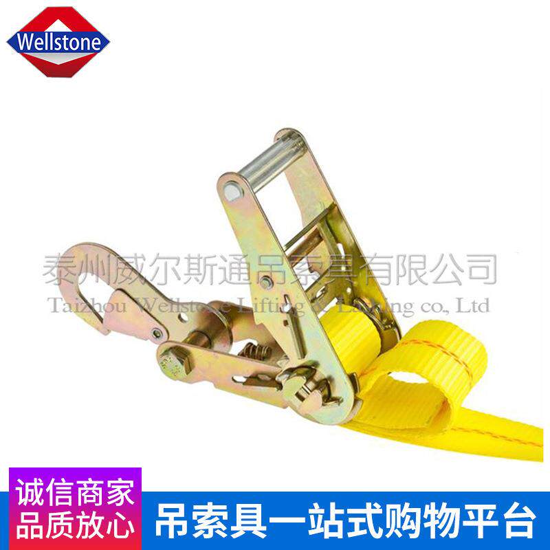 双抓向可调钩轮胎固定USZ收紧器紧固器车拖车汽捆绑器捆绑带