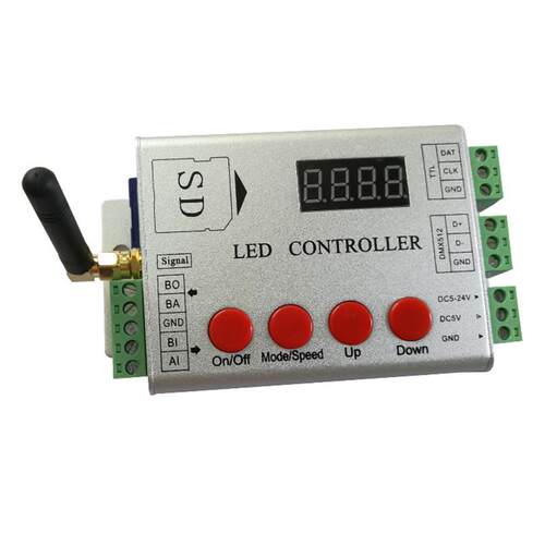 LED全彩控制器带 遥控 控制 WS2812B SK6812 WS2801 LPD8806 IC