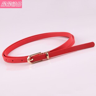 pin buckle waistband small belts dress decorative thin belt