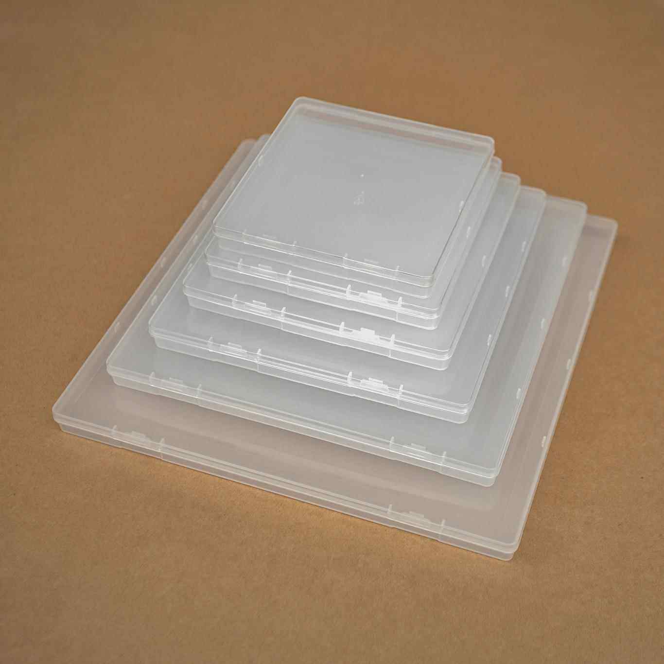 正方形PP塑料盒包装盒PP方盒扁盒透明塑料盒PP储物盒折纸卡片盒子,收纳整理,桌面收纳盒,淘宝优惠券,粉丝福利购,淘宝优惠卷