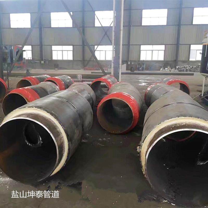黑黄夹克皮 聚氨酯保温弯管 跨越三通 供货及时