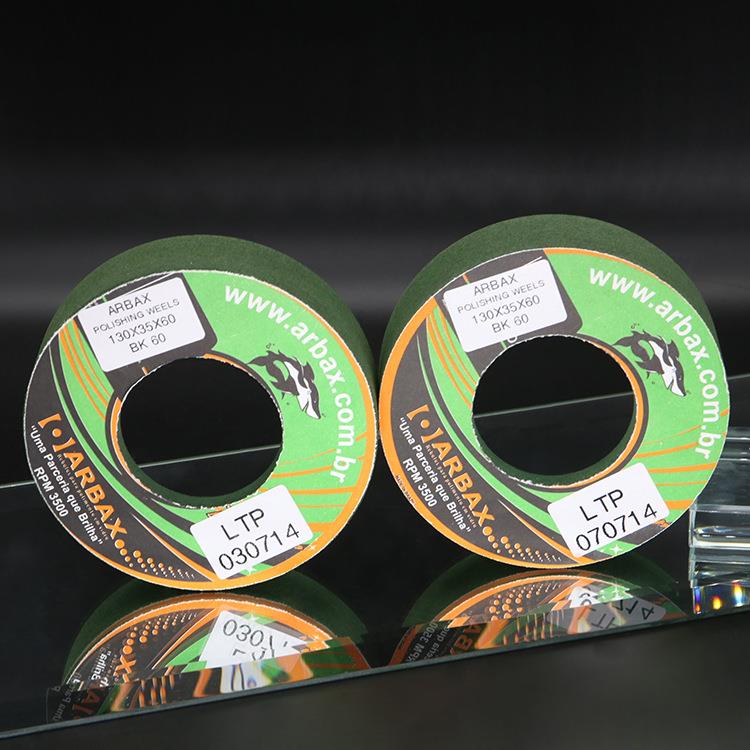 厂家供应玻璃磨轮砂轮工具直线磨边机橡胶轮双边机巴西BK抛光轮