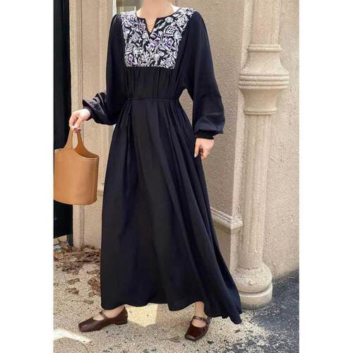 Women Long Sleeve Slim Fit Dress Classy Modest Dresses
