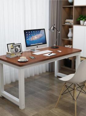 圆角电脑桌台式家用学生学桌写字方台约书桌长简形卧室办T123公习