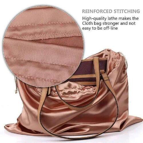 Simple Silk Cloth Dust Bags Dustproof Thick Pouch with
