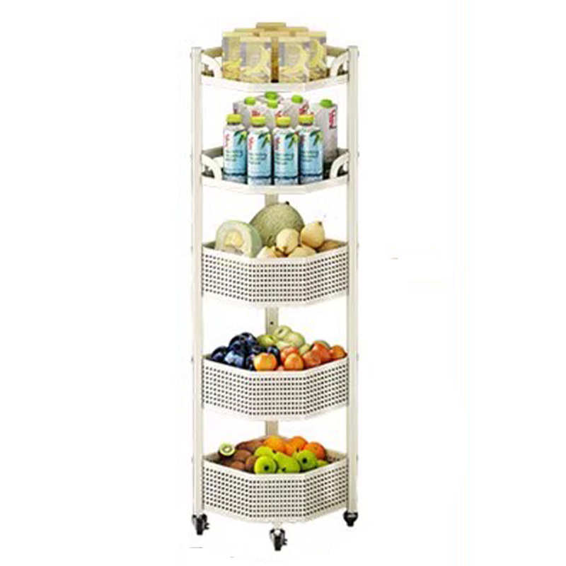 厨房三角可移动置物架多层转角水果蔬菜收纳篮子锅具多功能收纳架