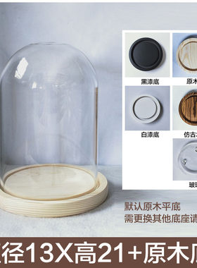 迷你手模防尘罩品摆件玻璃罩装饰软木塞卡通圣诞树核雕
