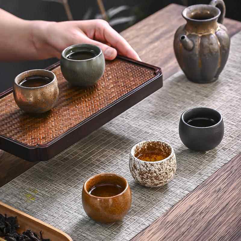 WXB1窑变陶瓷茶盏茶杯人杯功夫茶茶主碗套具装家用五建盏行杯五大