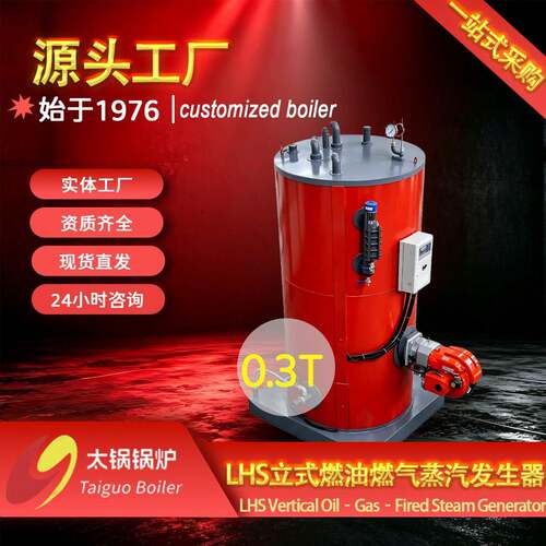 燃油气蒸汽发生器立式食品蒸煮服装熨烫出气快速平稳节能蒸汽锅炉