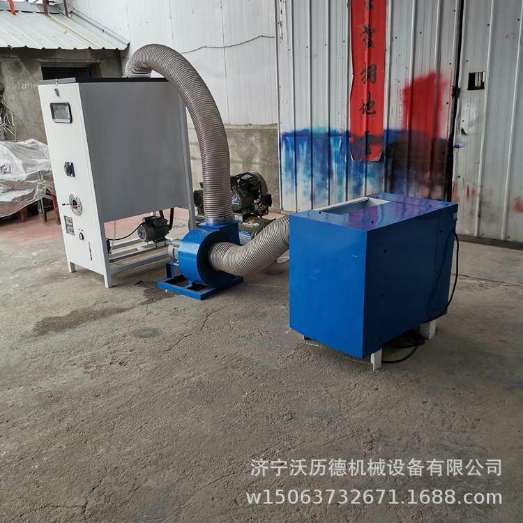 可加工棉袄充装机图片孕妇U枕芯开松充装机加工沙发抱枕充绒机
