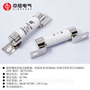 50A 14L 750V直流熔断器32a汽车熔断器 西安中熔熔断器RS309