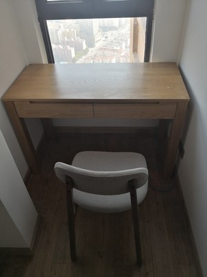 说说一起来谈谈源氏木语白橡木书桌怎么样，用的是不是真白橡木？