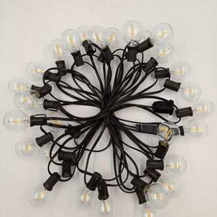 50英尺25灯 户外装 220V 经济款 饰灯串 E12 热销G40LED灯串