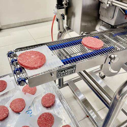 W全自动肉饼机 肉饼制作机器汉堡生产产线新型蔬菜饼成型机