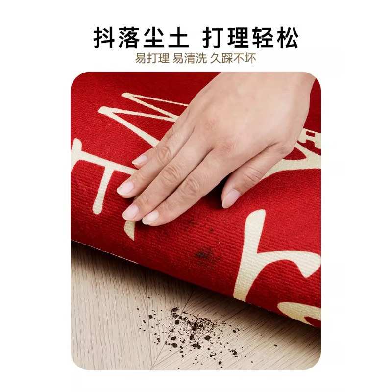 酒店公司迎宾地垫商用地毯设计加LOGO红地毯开业店铺门口欢迎光临