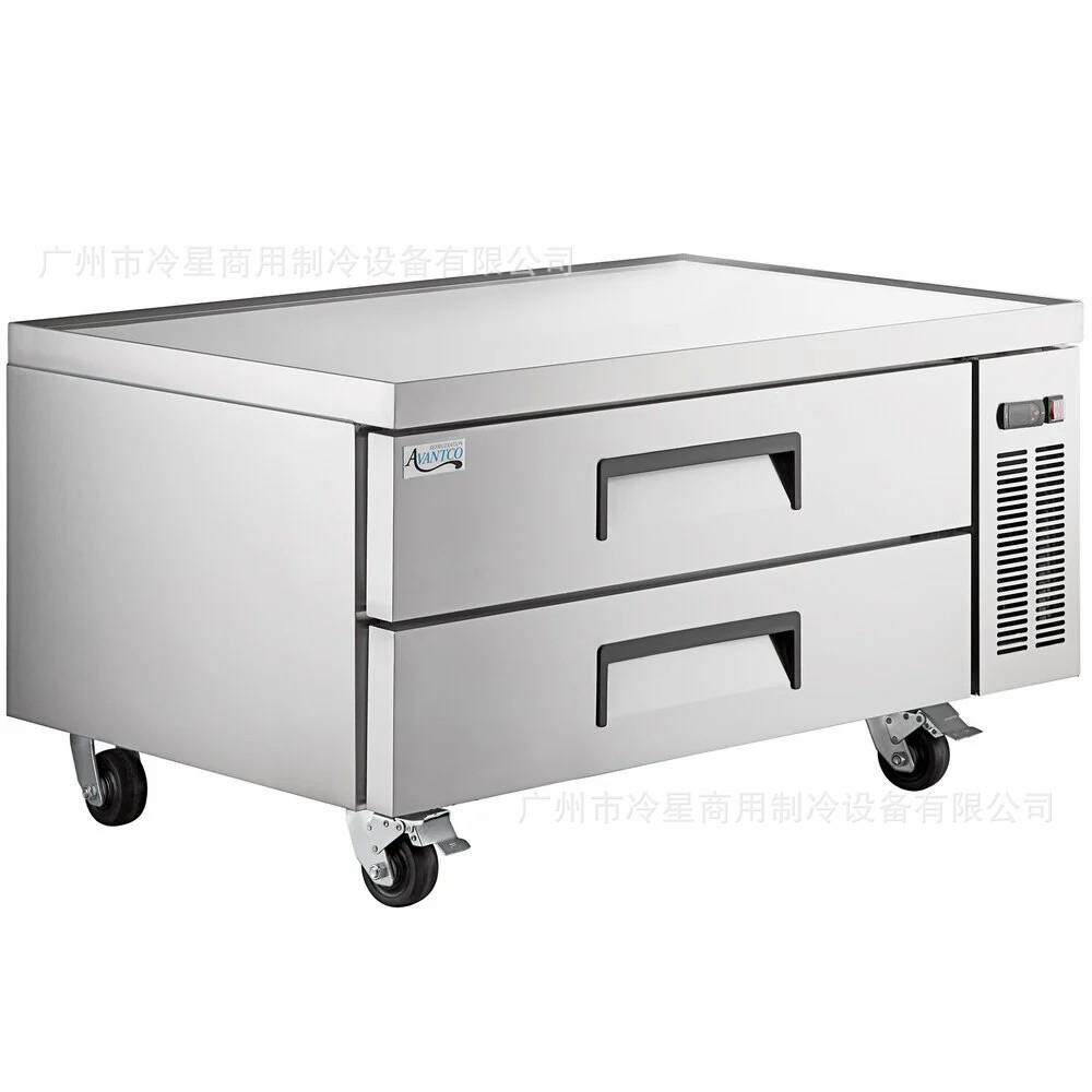 chef base 低身冷藏操作台冰柜商用冰箱水果保鲜平冷雪柜工作台