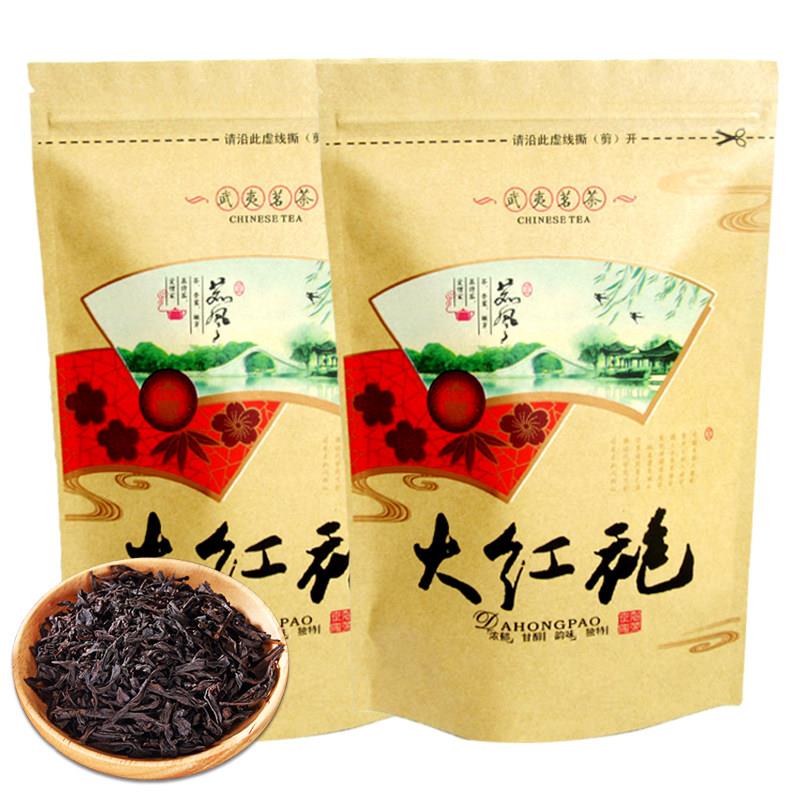 福建大红袍茶叶浓香型碳焙肉桂袋装散装罐武夷山岩茶贡茶武夷岩茶