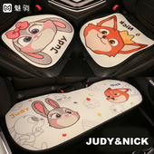 通用半包座椅套 透气卡通女三件套凉垫车座垫四季 新款 汽车坐垫夏季