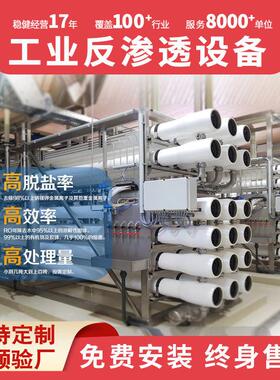 反渗透除盐设备电厂锅炉电子半导体1吨反渗透系统净水纯化水设