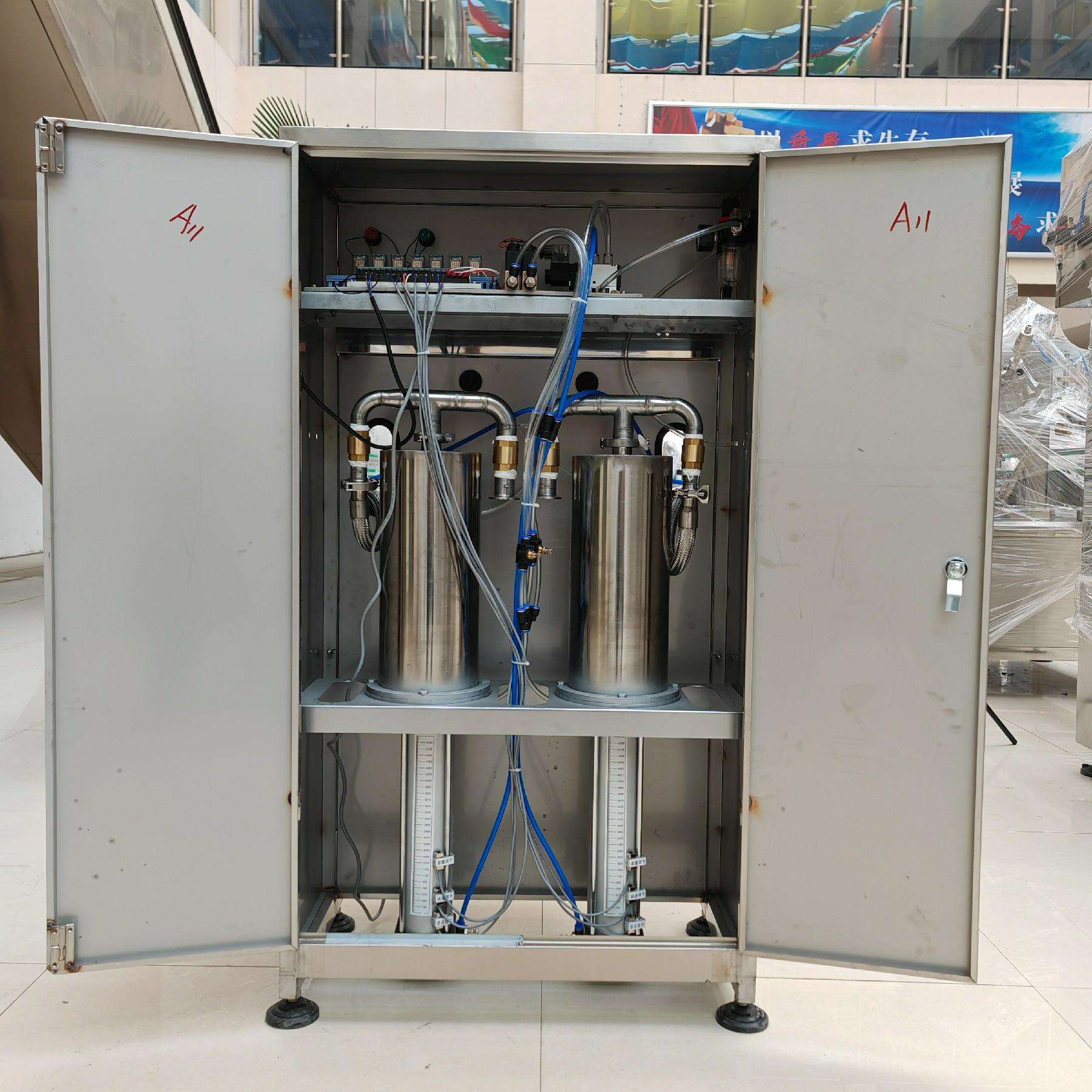 半自动洗手液灌装机两头活塞式洗洁精半自动粘稠液体洗衣液灌装机