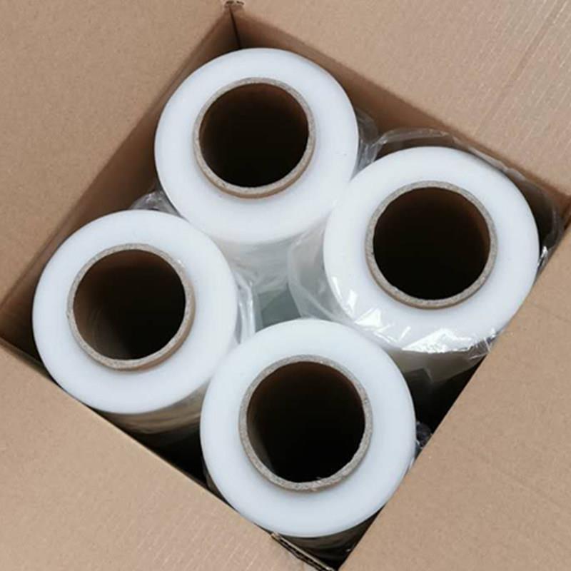 宽50cm缠绕膜打包膜pe薄膜物流包装膜拉伸膜大卷商用工业用保鲜膜