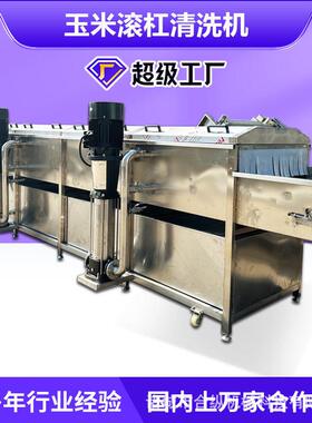 果蔬气泡清洗机速冻玉米加工成套设备玉米粒清洗机玉米深加工