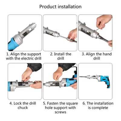 孔打榫机钻榫卯工方孔木工开支架CNR钻头固定具方孔钻固定支架