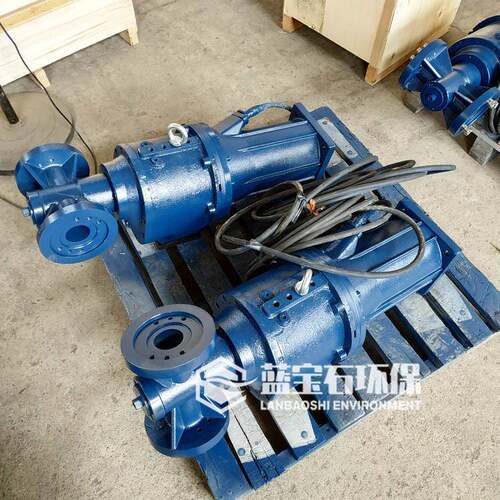 调节池低速推流搅拌器好氧推流器LFP3/4-1800-42叶浆液下