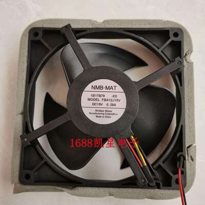 适用夏普冰箱散热风扇风机电机 MOOEL FBA12J15V DC15V 0.28A