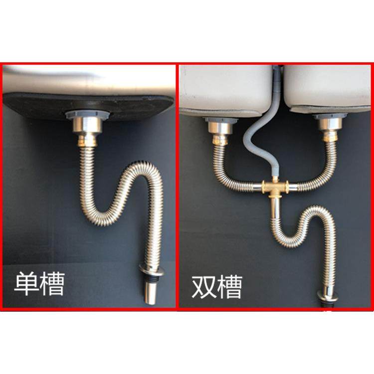 厨房洗菜盆水槽下水管下水器配件不锈钢单槽双槽单盆双盆过滤提篮,家装主材,水槽下水器,淘宝优惠券,粉丝福利购,淘宝优惠卷