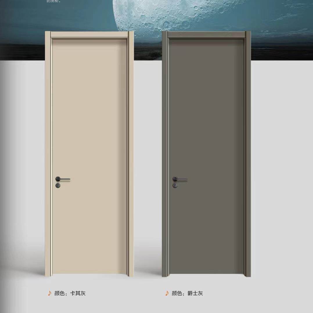 木门厂家家用卧室门房间门橡木实木门生态门室内门碳晶免漆门