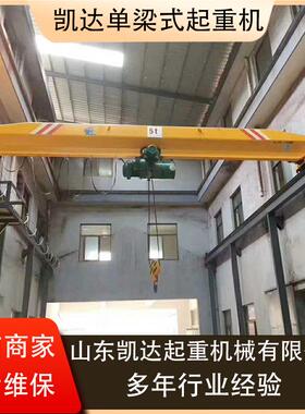 货电动单梁LAD起重机 3吨现5吨LD型室内间悬车挂式梁天单车行车