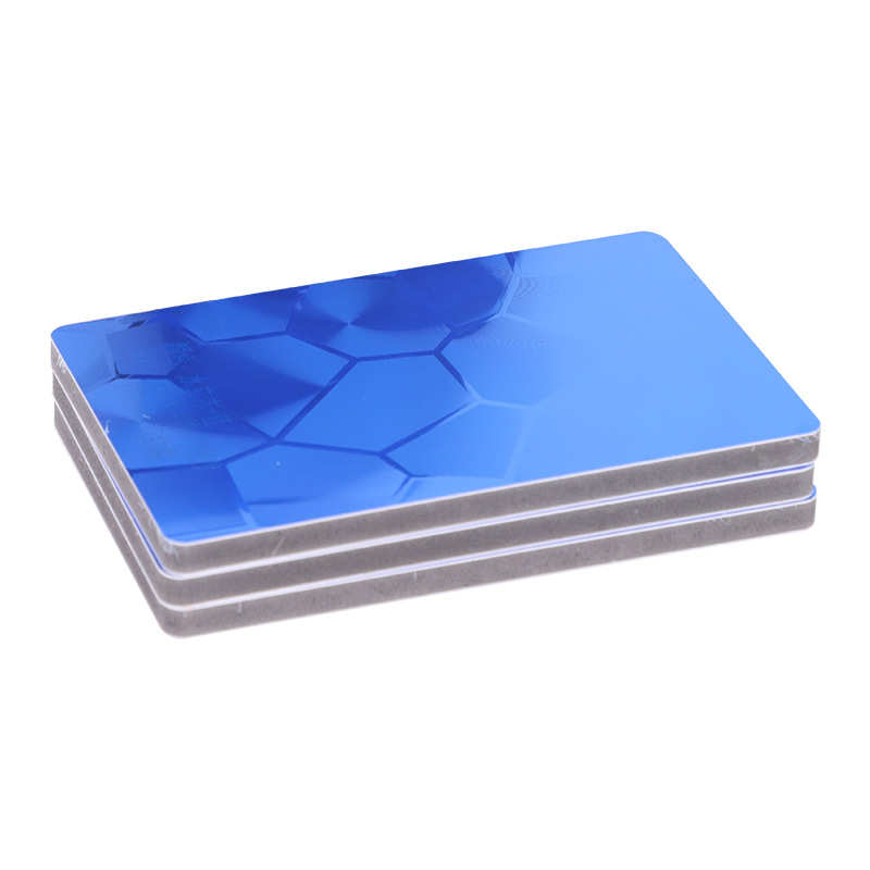 PETG水立方马赛克碳晶板质感金属免漆木饰面板酒吧天花吊顶建材