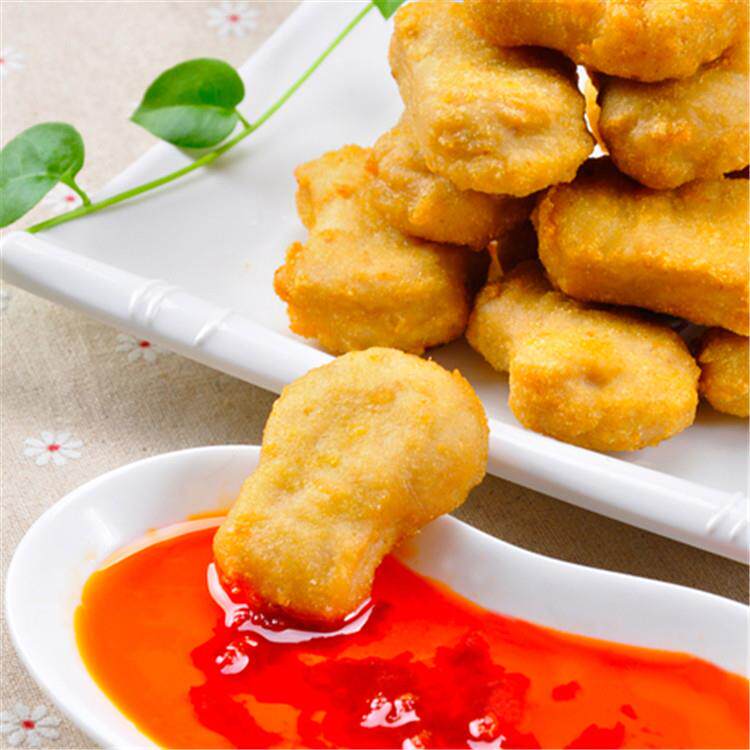 小型创业项目 丸子鸡块油炸机 鸡腿鸡排裹浆上粉油炸生产线设备