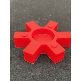 l型偶联聚氨酯梅花缓冲垫减震块四瓣六角橡胶弹性体L50 L95 L75