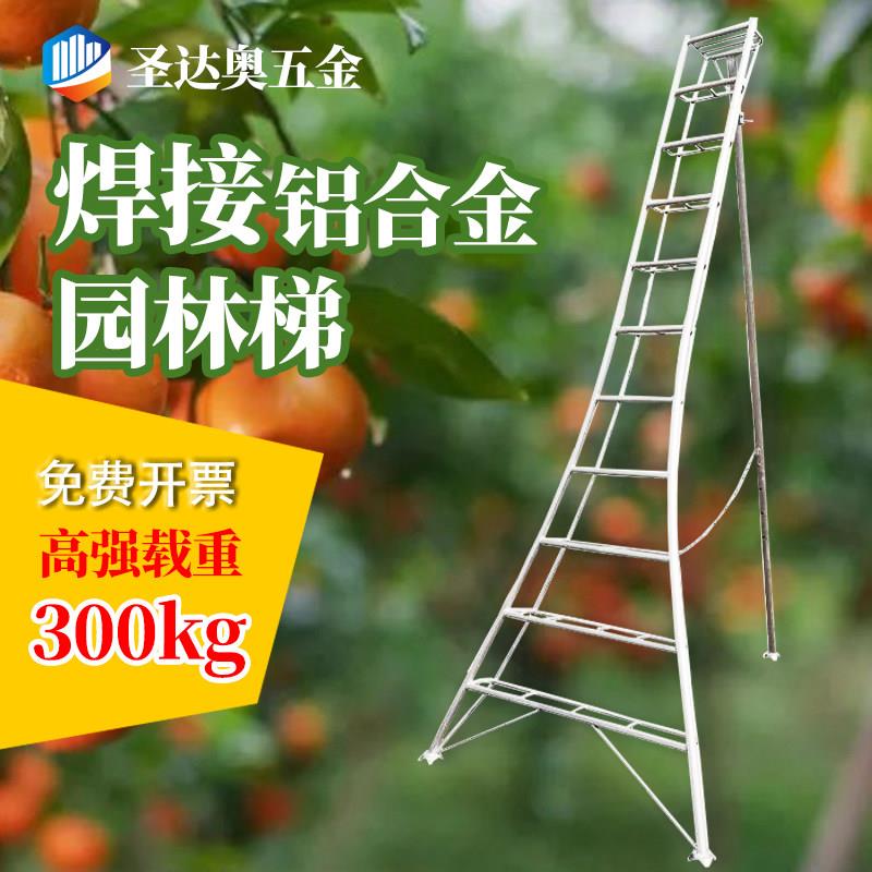 果园采摘修剪梯铝合金园艺人字梯杨梅樱桃三脚梯子园林专用三角梯