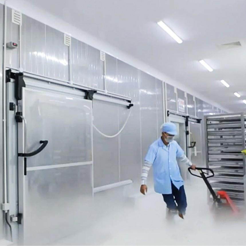 厂家直销商用超低温海鲜速冻机 带鱼速冻柜 水饺自动化速冻流水线