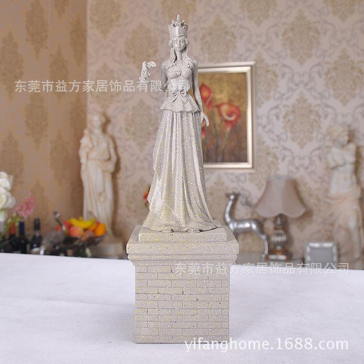 欧式家居风格树脂工艺品摆件胜利女神像创意礼品艺术装饰品