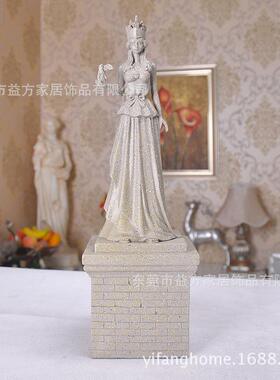 欧式家居风格树脂工艺品摆件胜利女神像创意礼品艺术装饰品