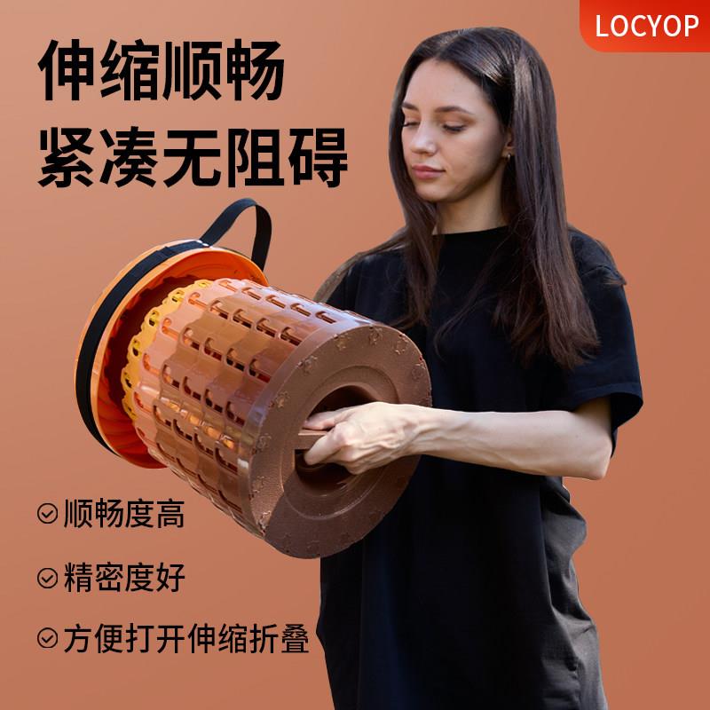 折LOCYO大P叠伸缩凳子加加厚可调户外可携LC-29091式椅子排队座椅