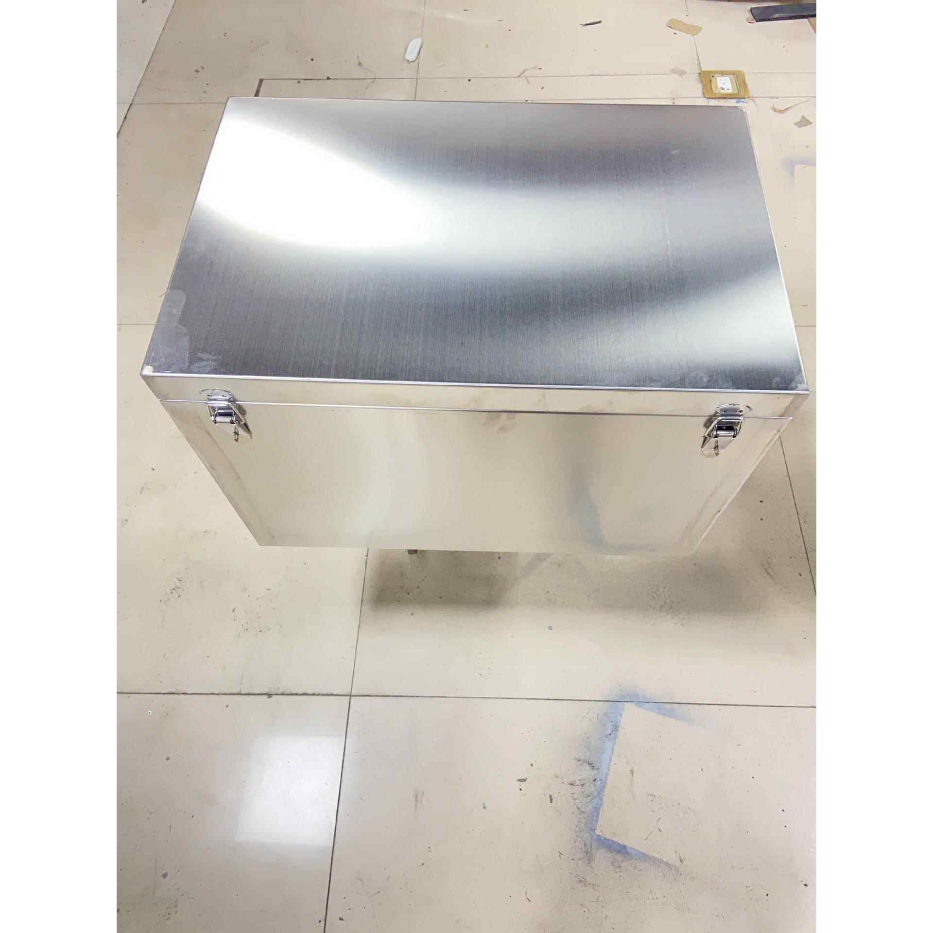 304不锈钢工具箱加厚大号家用长方形箱子收纳储物箱盒子定做