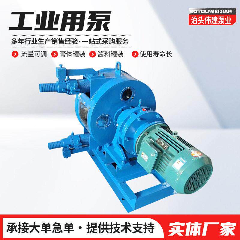 工业污泥污水输送用软管泵大粘度水泥砂浆泥浆输送泵加工